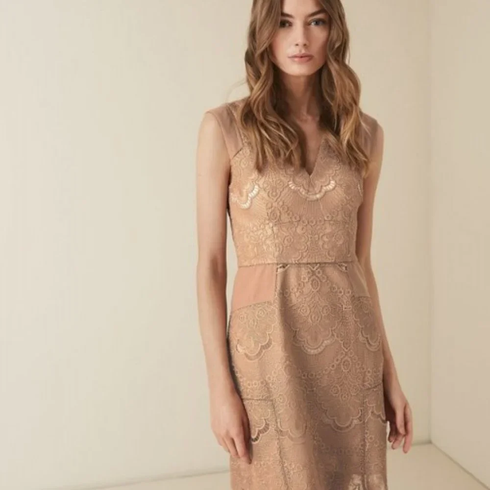 *SOLD* NWT REISS | Gemina Lace Dress - Picture 4 of 8
